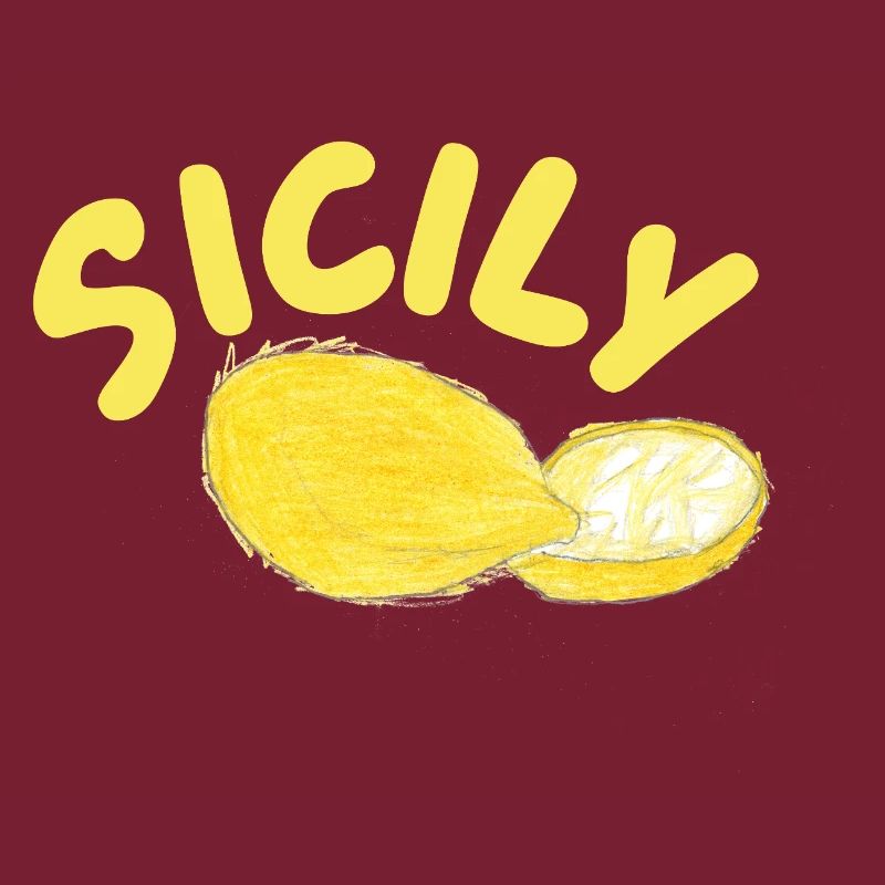 Illustration des citrons de Sicile - Sicile