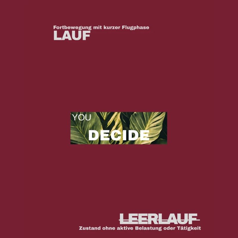Décisions – Motif Vert Feuille