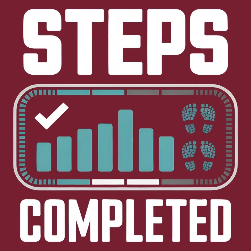 Steps Completed 10000 Schritte
