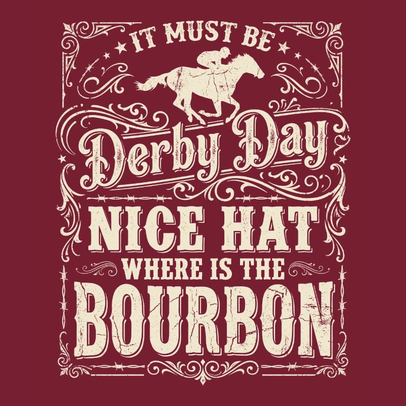 Design del cappello bourbon per il Derby Day