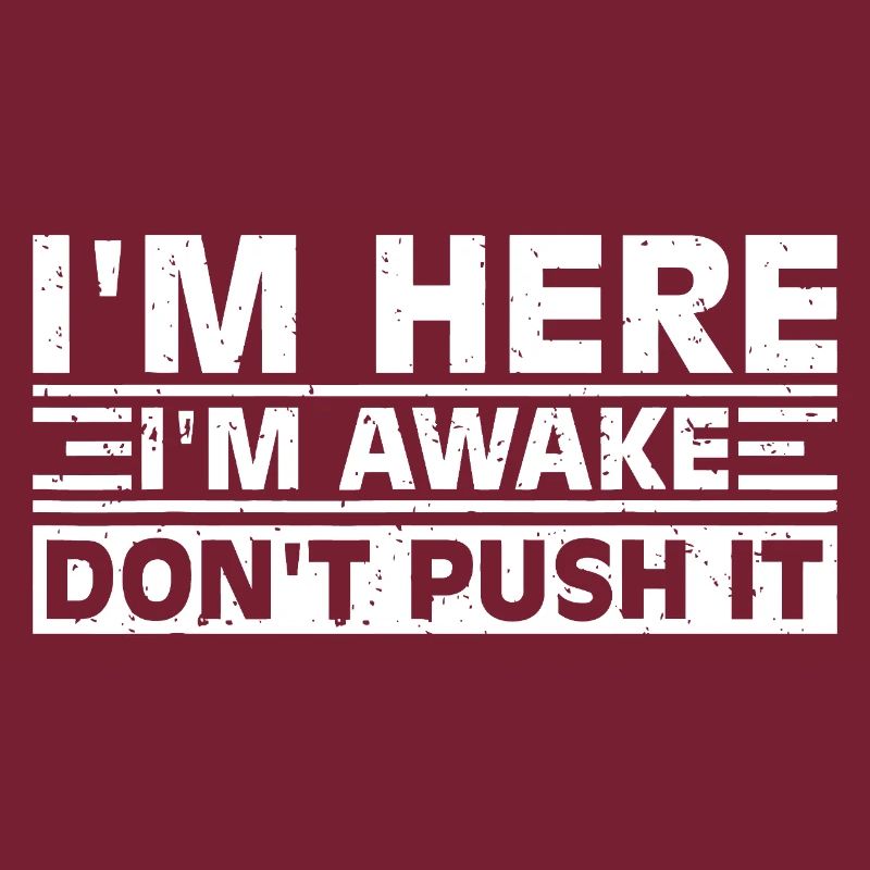 Awake Slogan Bold Typography Tee