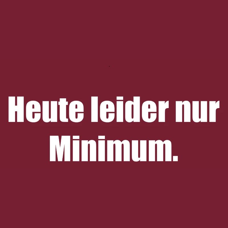 Malheureusement, aujourd’hui, ce n’est qu’un minimum