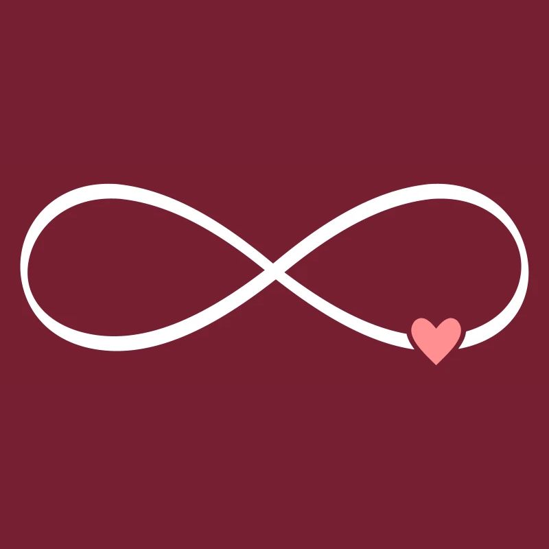 Herz Unendlichkeitszeichen Liebe Symbol Geschenk