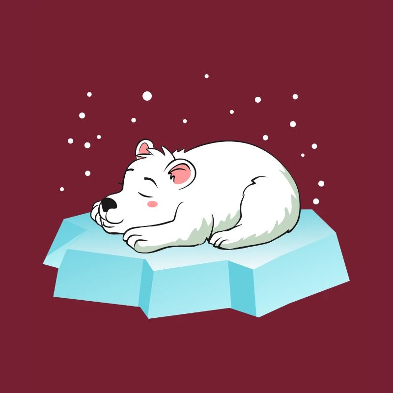 Schläfriger Eisbär