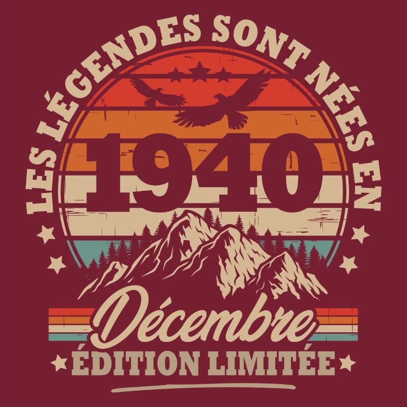 Geburtstagsgeschenk geboren im Dezember 1940