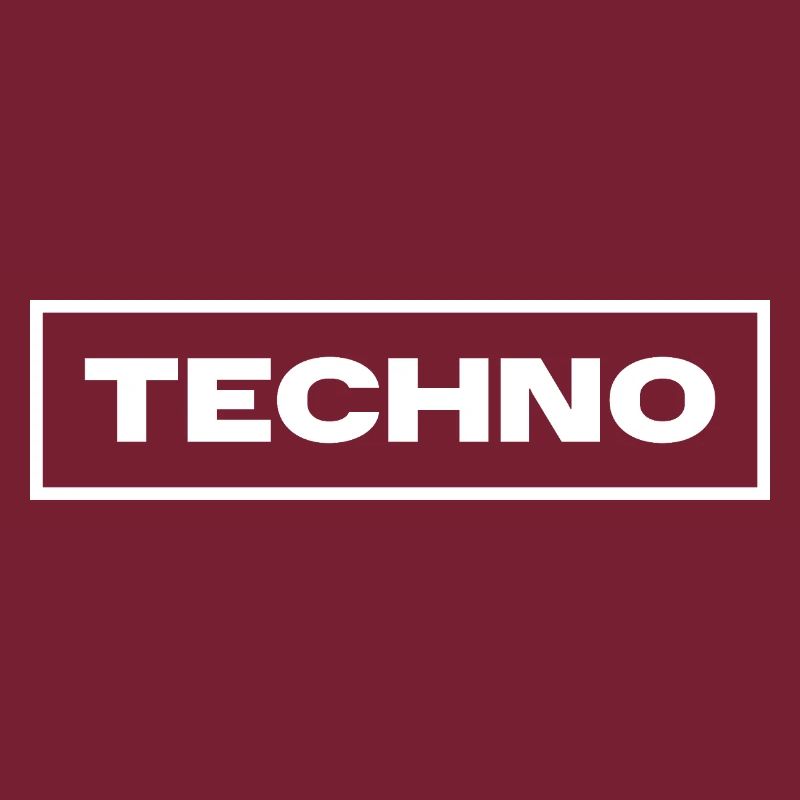 Conception de logo de musique techno