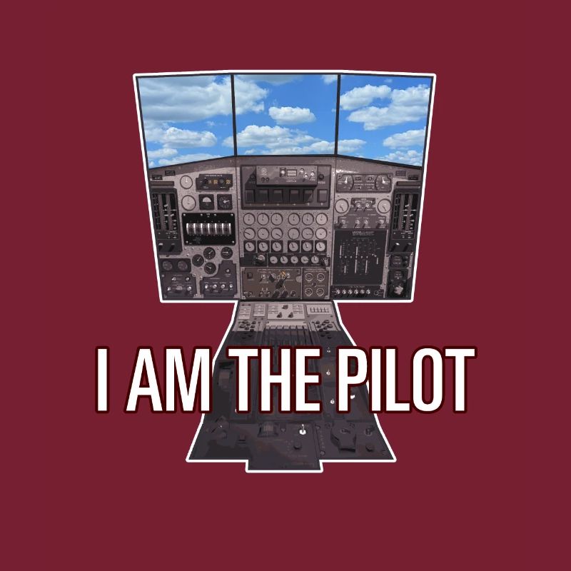 I AM THE PILOT, 3D Game, Cockpit Himmel - Geschenk