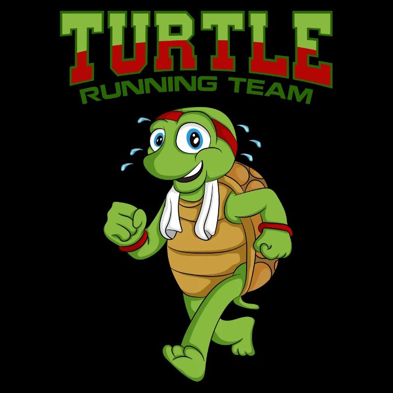 Turtle running team