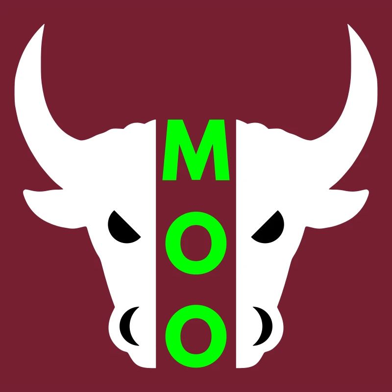 Moo (Hälfte Kopf Stier)