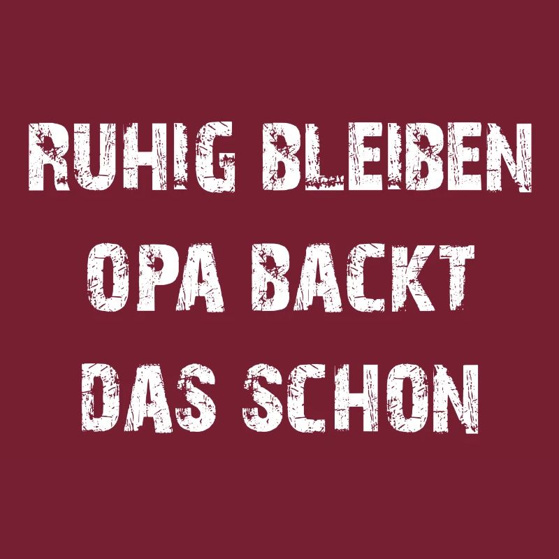 Opa backt das schon - unser backender Opa