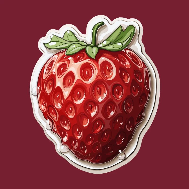 Erdbeere - Illustration