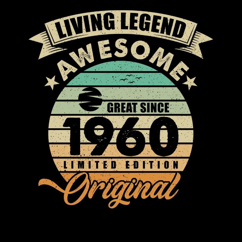 1960 Anniversaire Retro Orginal