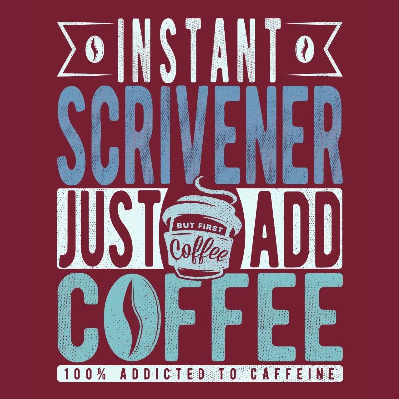 Schreiber Kaffee Spruch