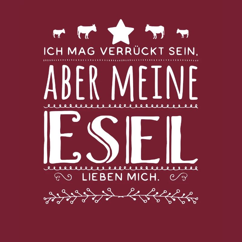 Witziger Spruch Esel Maultier Muli Geschenk