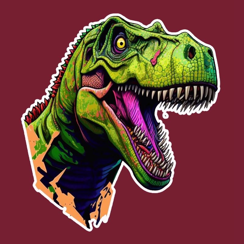 Dangerous T. rex before attack