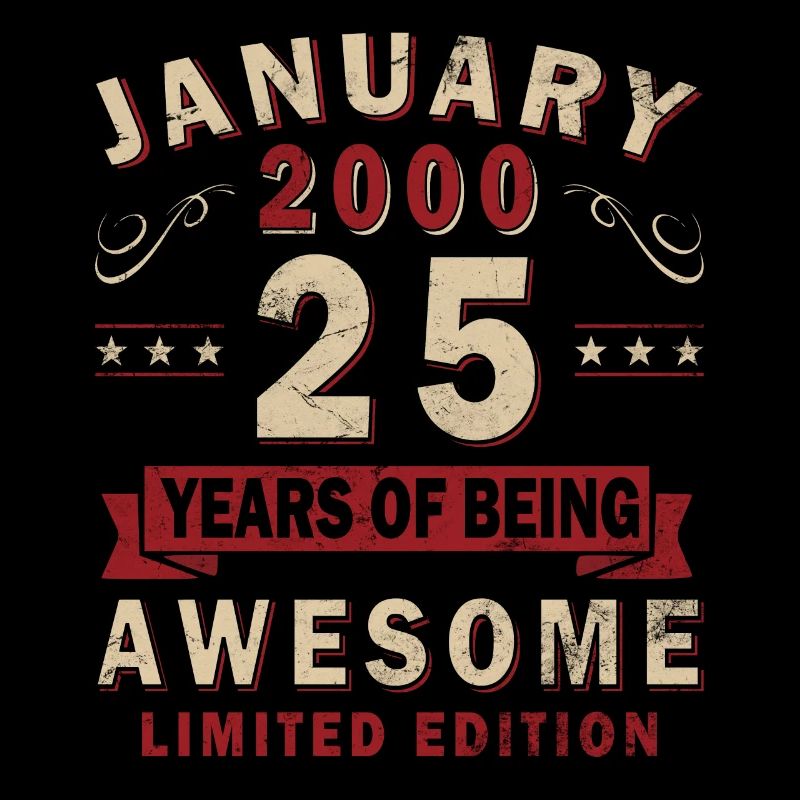 Janvier 2000 Anniversaire Janvier 2000 Cadeau 2000
