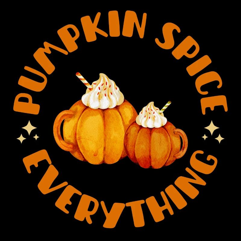 Pumpkin Spice Everything mit süßen Kürbisbechern