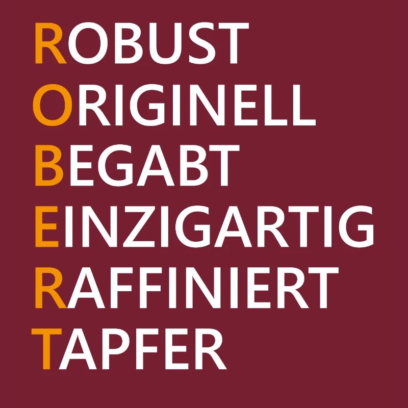 Robert Name Geschenk