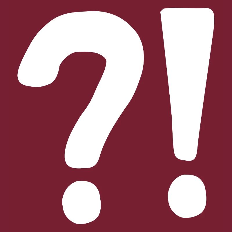 | question mark Exclamation point | | icon Confused