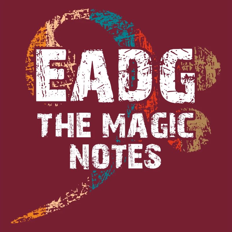 EADG les notes de basse magiques - design de basse cool