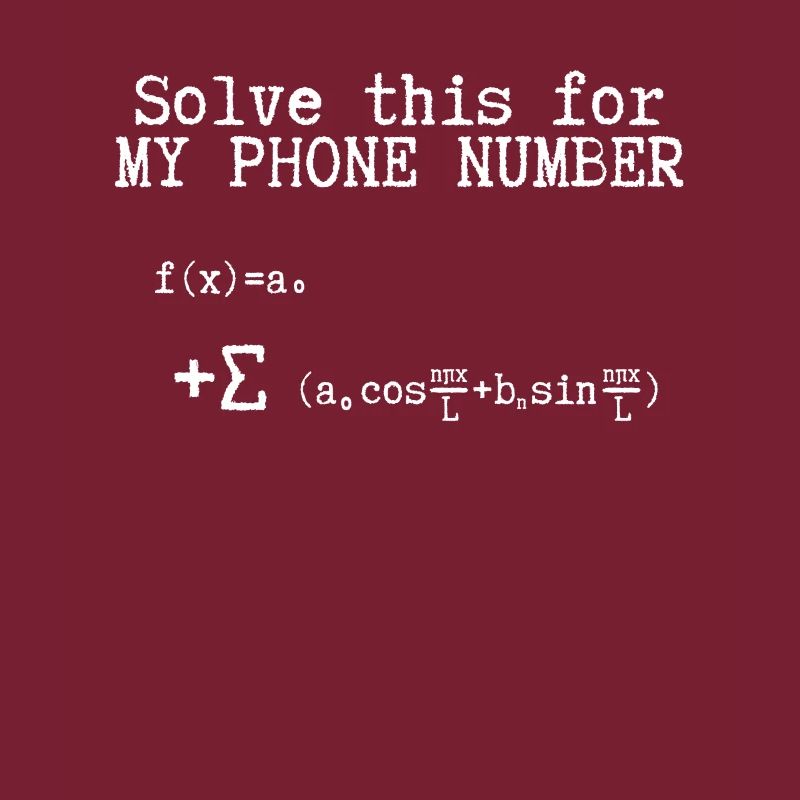 Solve This For My Phone Number