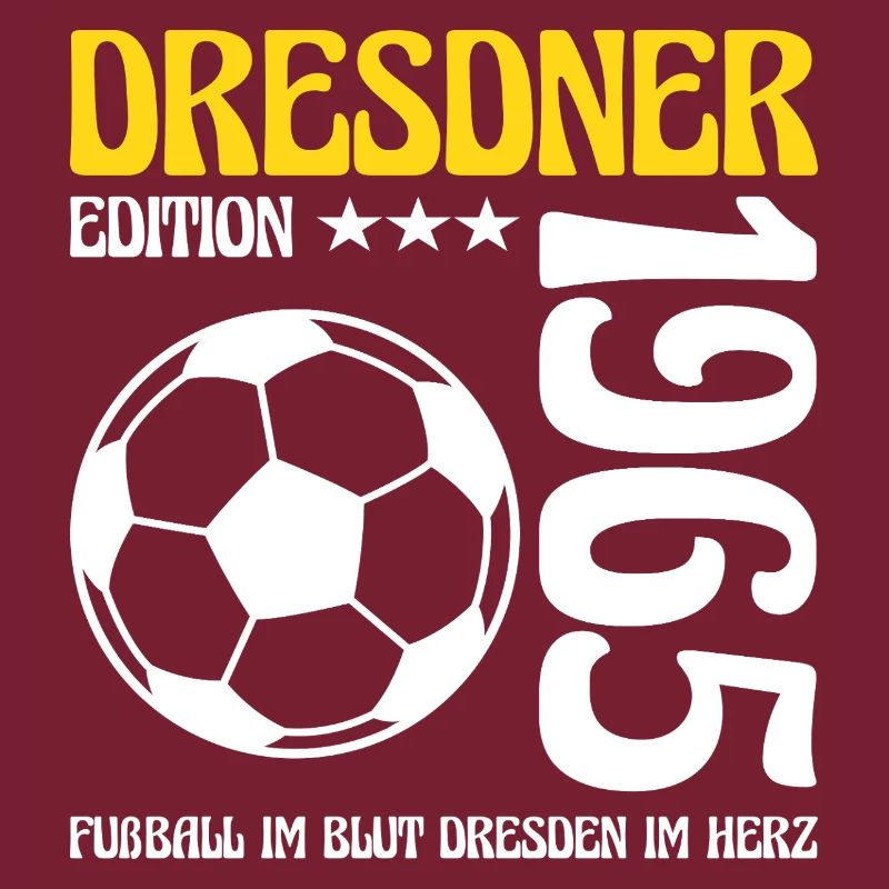 Dresdner Geburtstag 1965 Fußball Geschenk