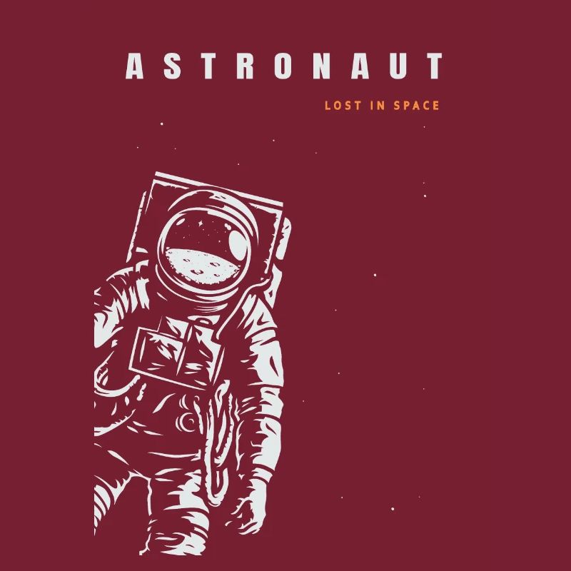 Astronaute perdu dans l'espace