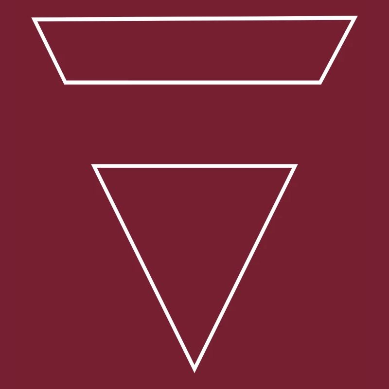Forme de triangle de symbole