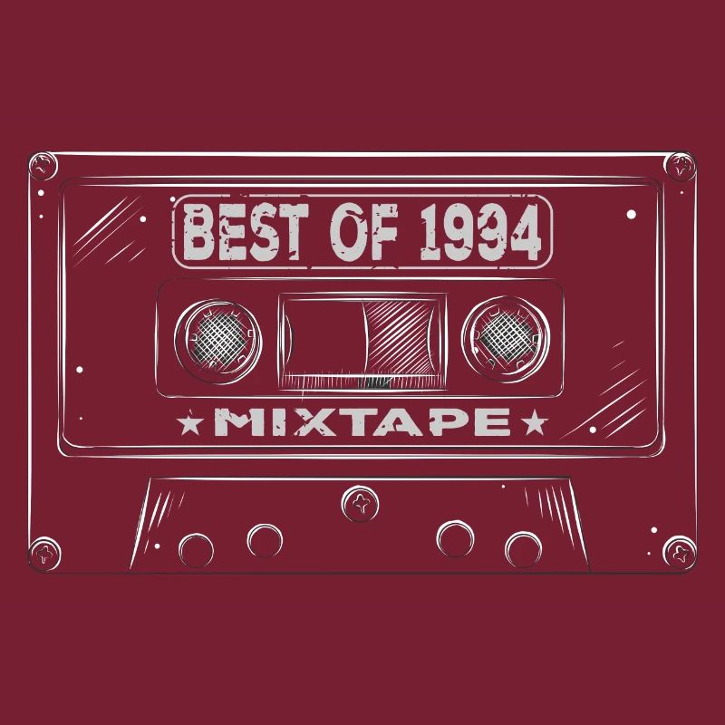 1994 Geburtstag Mixtape Kassette Retro