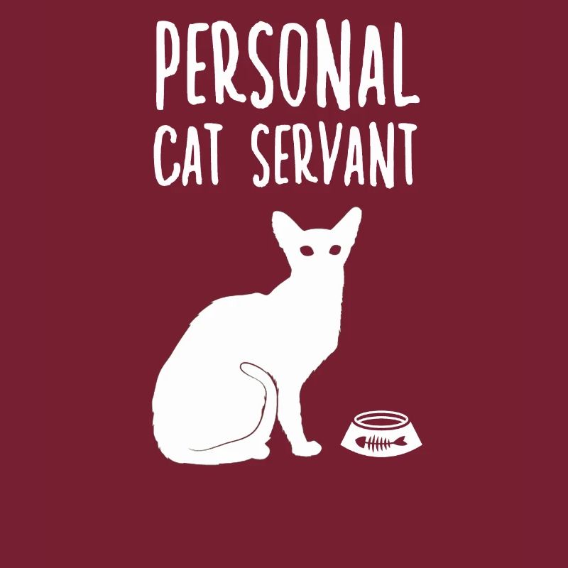 Drôle de chat esclave chat serviteur cadeau chats