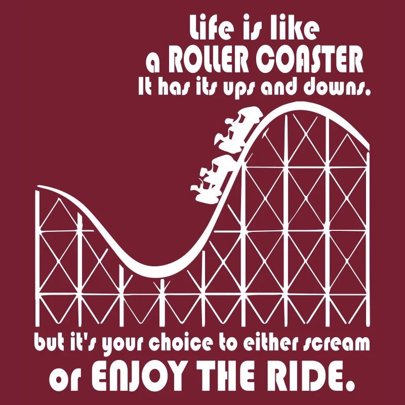 La vie est comme un roller coaster