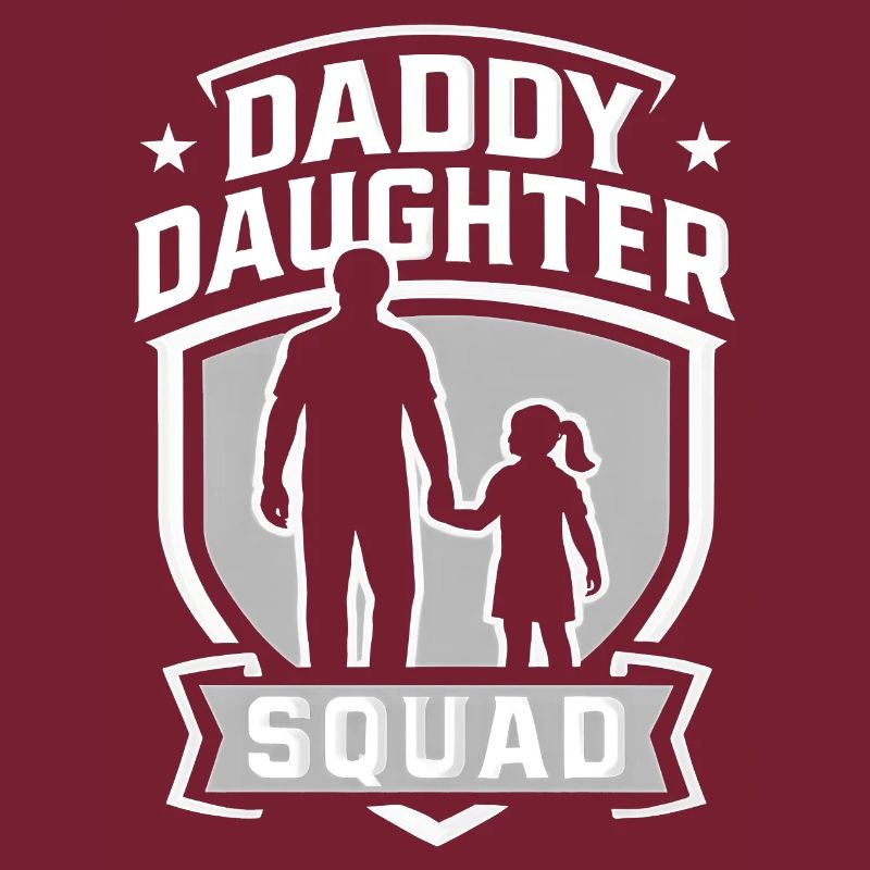 Daddy Daughter Squad Matching Vater Tochter
