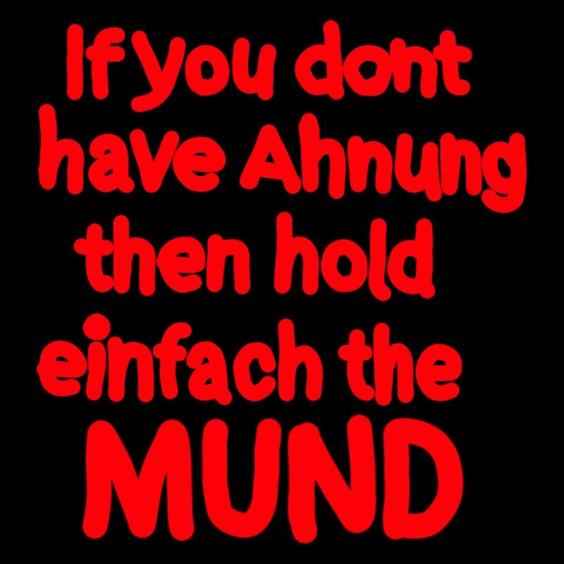 Lustiger Spruch Denglisch