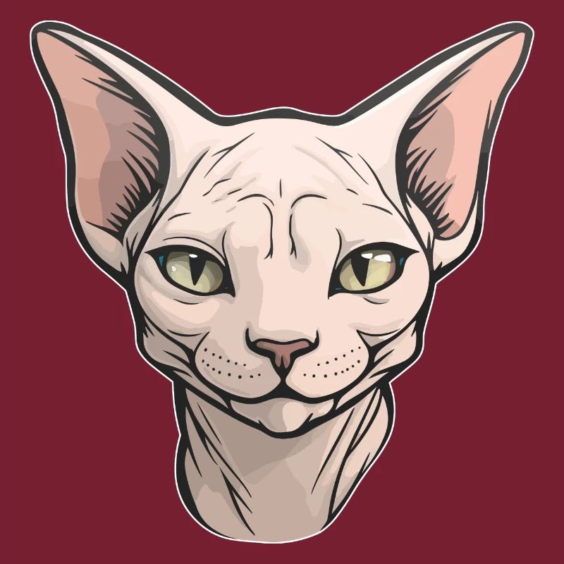 Sphynx Chat Chats de compagnie Animal sans poils Mignon