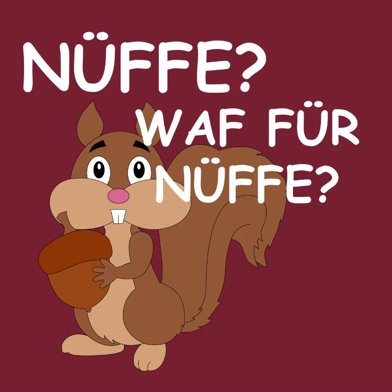 NÜFFE? Eichhörnchen Nüsse Geschenk Comic