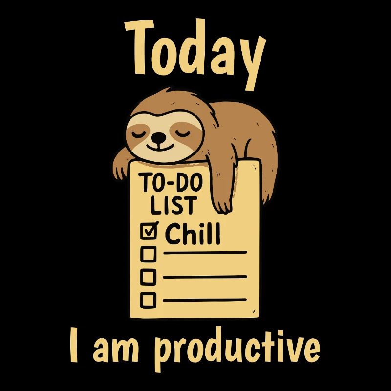 Today i am productive and Chill