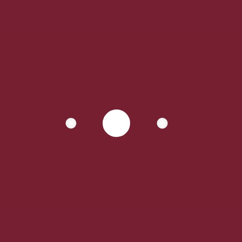 3 white dots