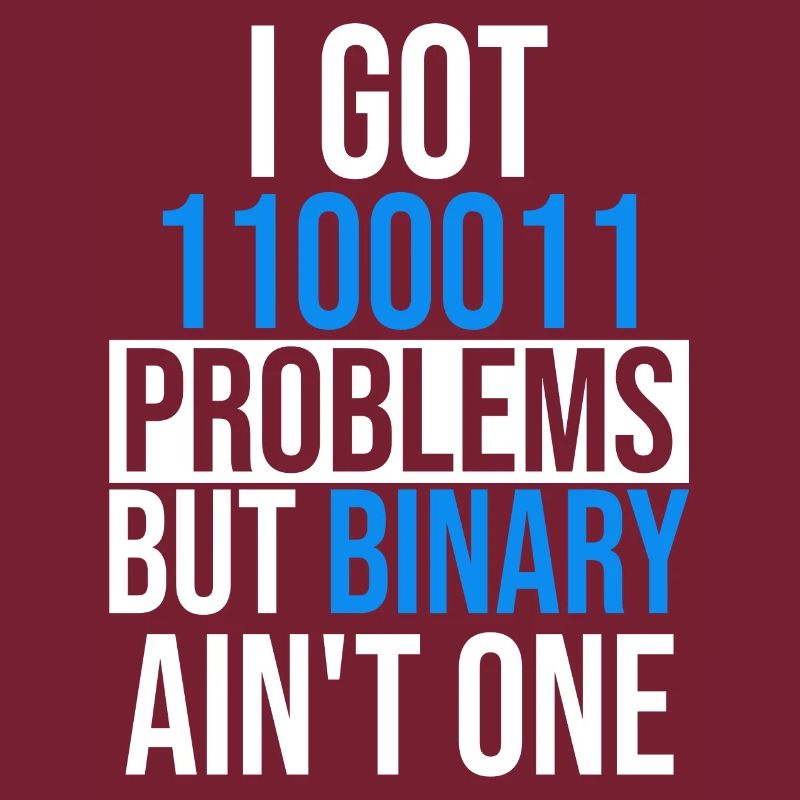 I got 99 problems but binary ain't one