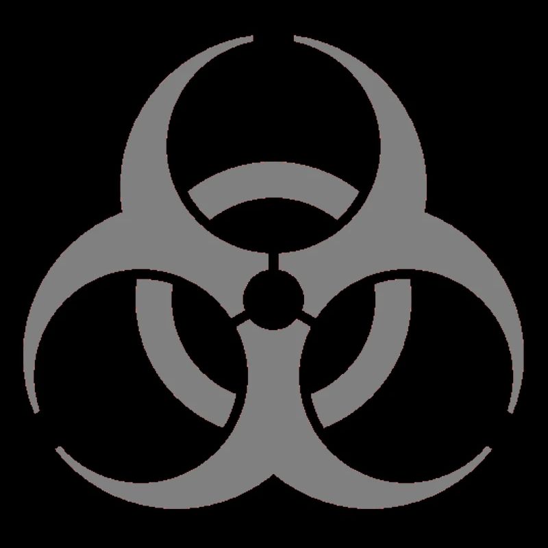 Biohazard Virus Seuche Bio Symbol Zeichen Geschenk