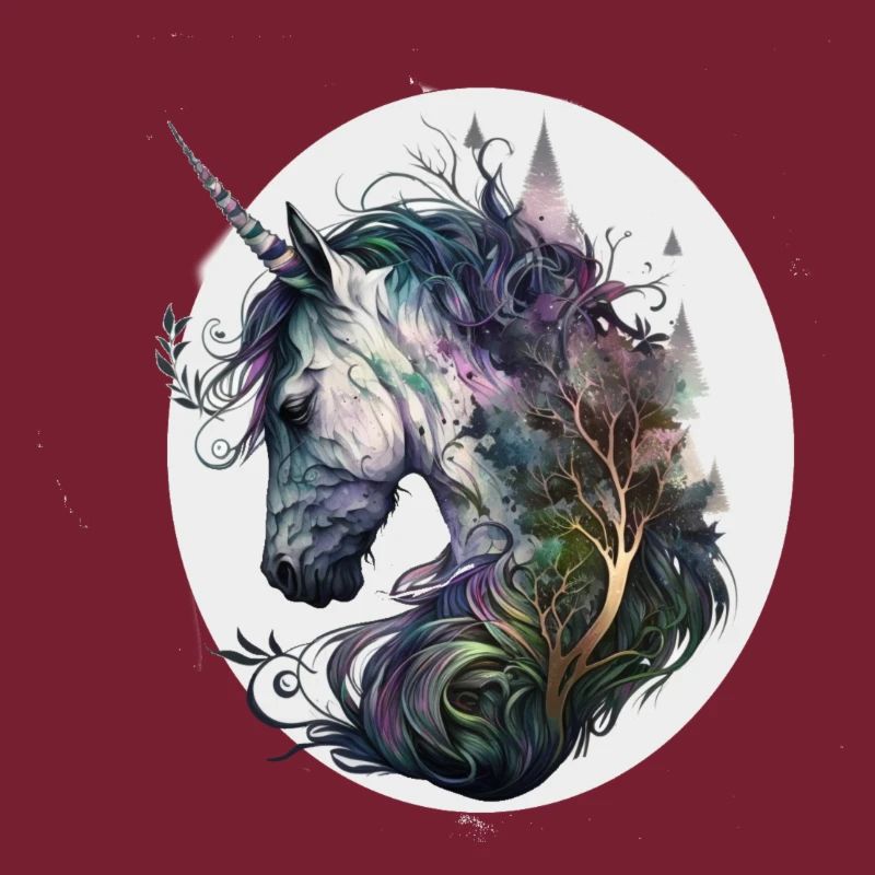 licorne forêt