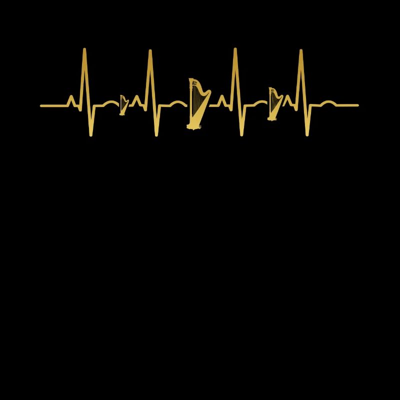 Herzschlag ekg herz human evolution harfe harp ges