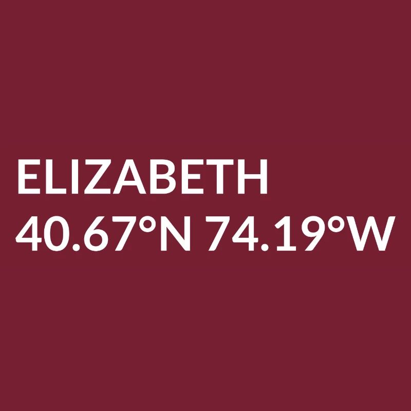 Elizabeth, New Jersey, United States Coordinates