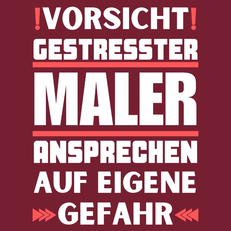 Gestresster Maler nicht ansprechen!