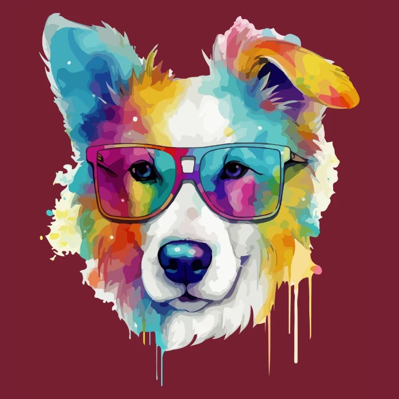 Rexo der Hund mit Brille