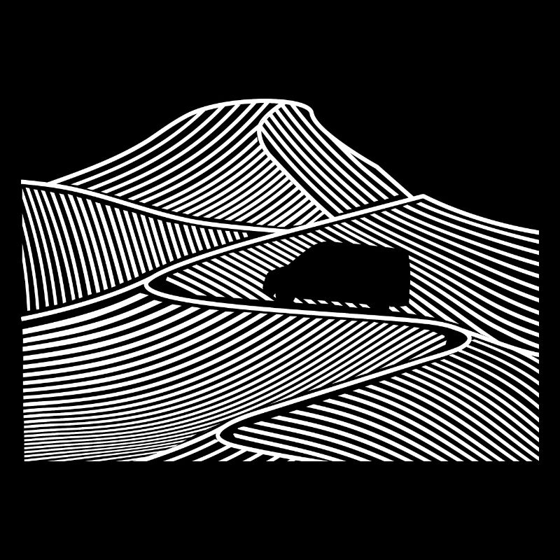 Berge, Camper Van, Wohnmobil, Campervan
