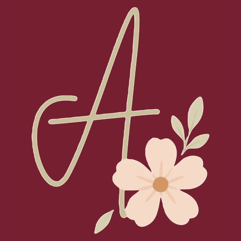 Monogramm Eine Blüte