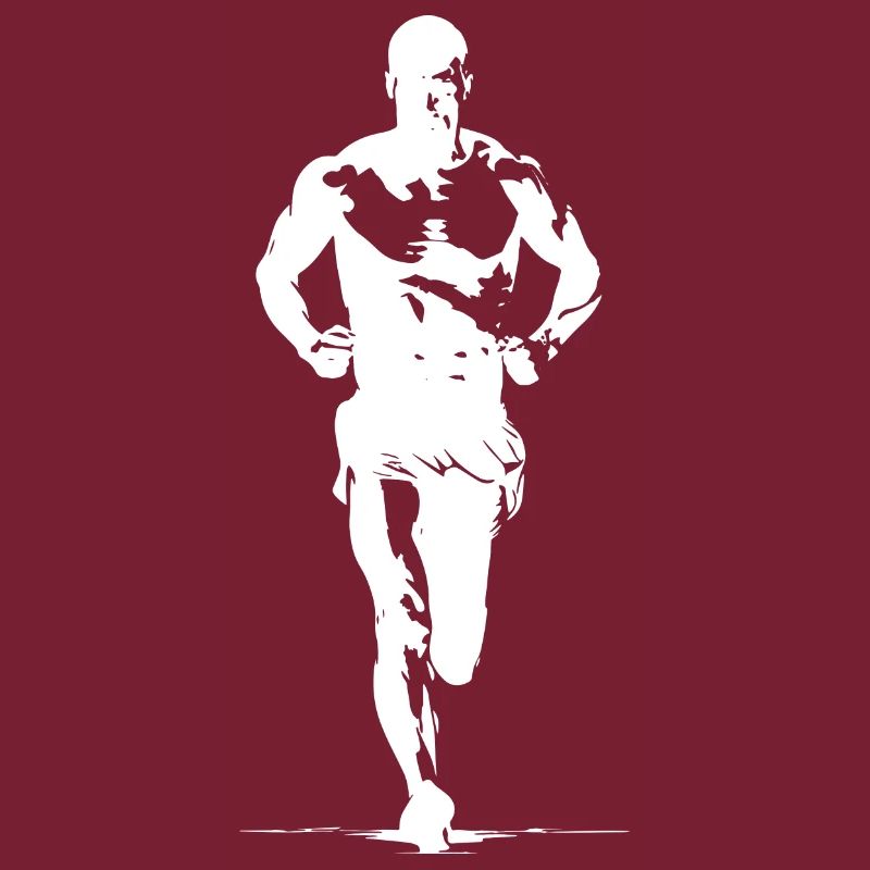 Marathon Läufer Skizze
