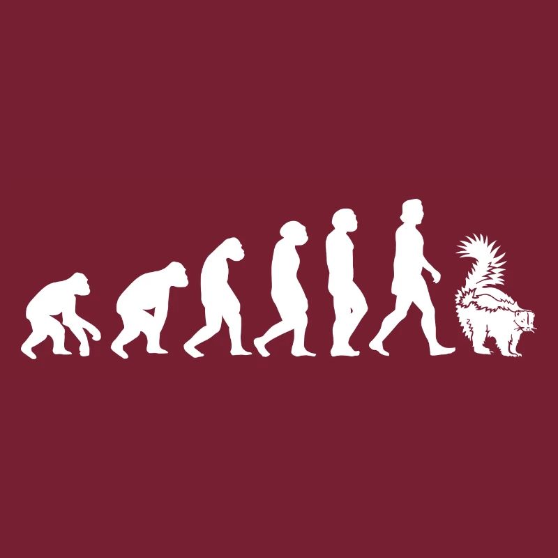 Skunk Evolution des humains Animaux