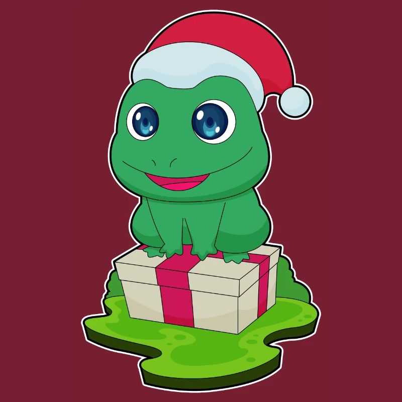 Frog Christmas Package