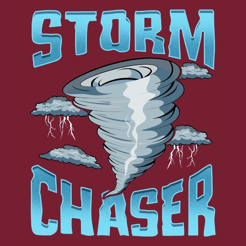 Obsédé par la tempête mignonne Chaser Tempête Tornado Obsessed